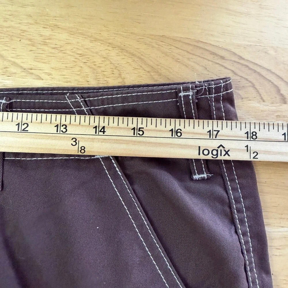 True Religion Cargo Pants Mens 32x32 Coton Stretch Straight Leg Brown *READ